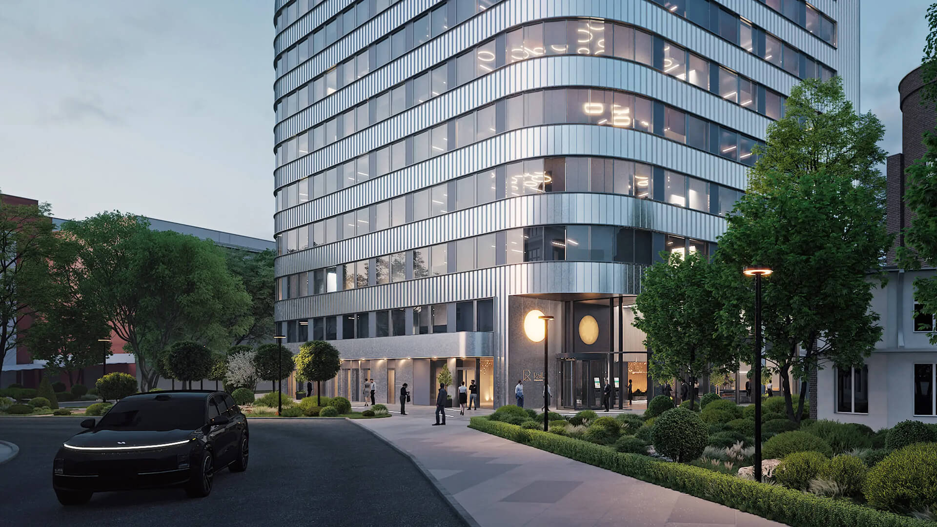 Благоустройство БЦ «Рэйл.А»